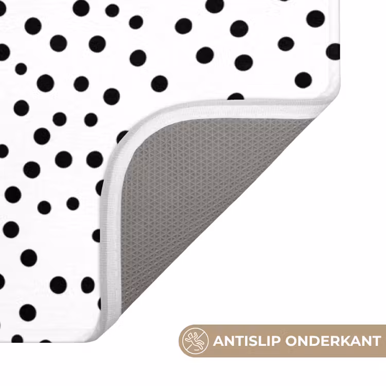 Wc Mat - Smiley - Roze - Stippen — 3
