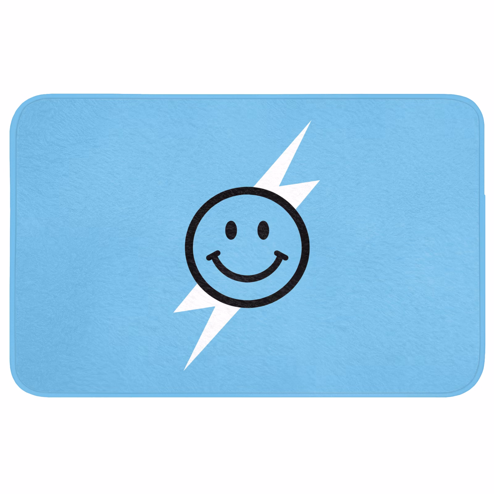 Wc Mat - Smiley - Blauw - Bliksem — 1