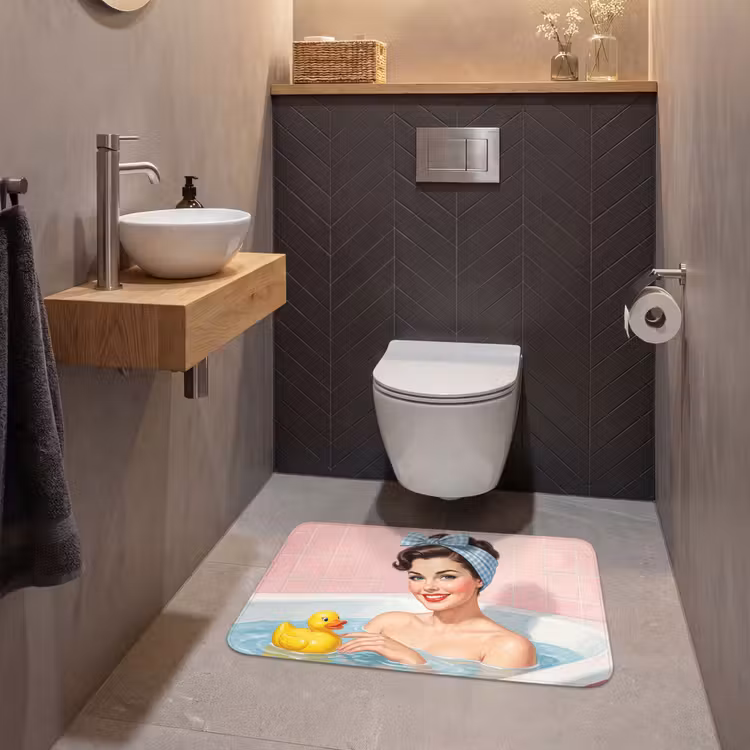 Wc Mat - Badkamer - Eend - Blauw — 2