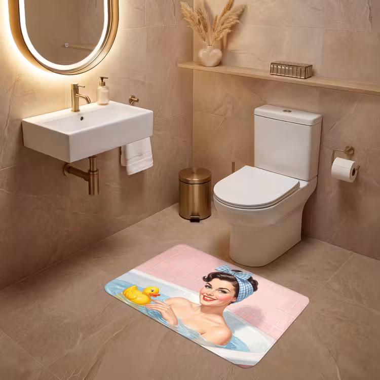 Wc Mat - Badkamer - Eend - Blauw — 4