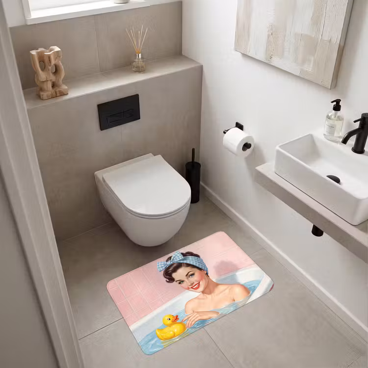 Wc Mat - Badkamer - Eend - Blauw — 6