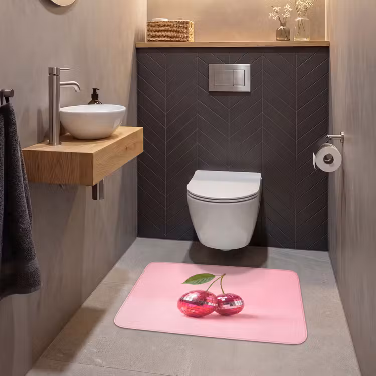 Wc Mat - Disco - Kersen - Roze — 2