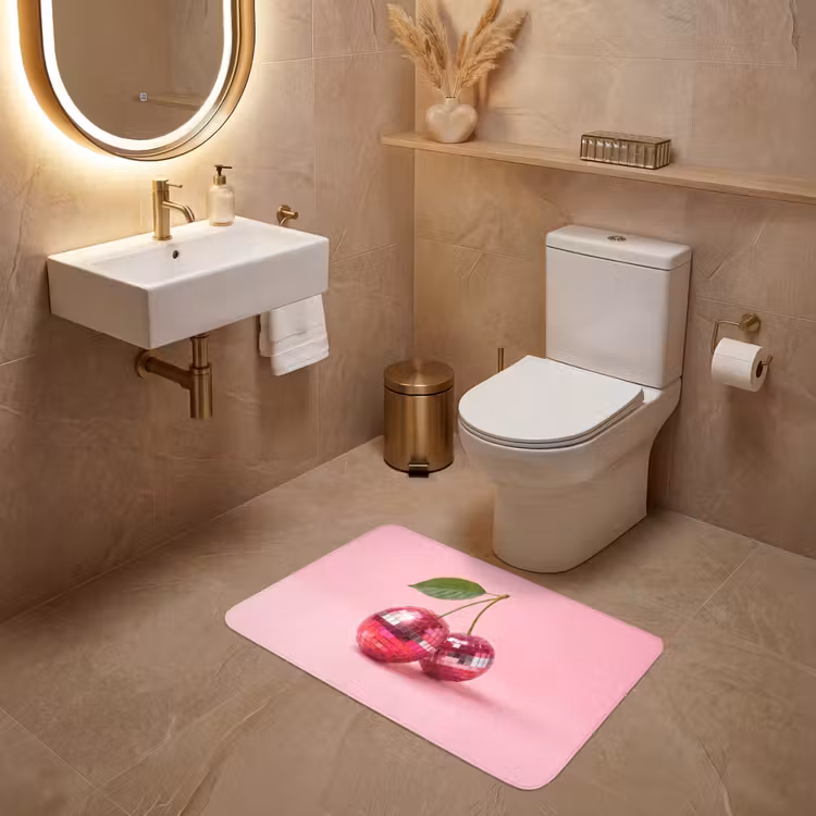 Wc Mat - Disco - Kersen - Roze — 4