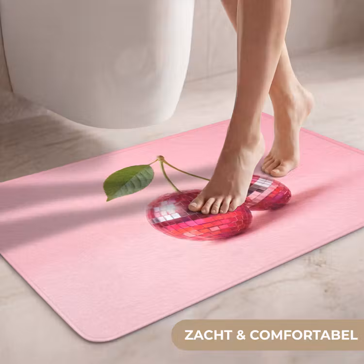 Wc Mat - Disco - Kersen - Roze — 7