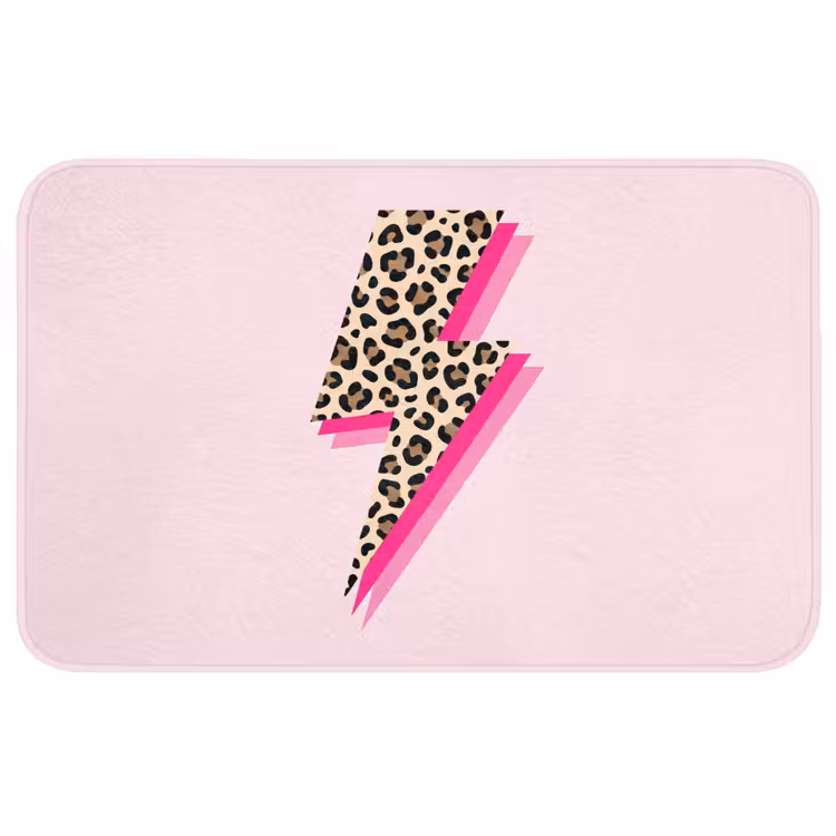 Wc Mat - Stippen - Roze - Bliksem — 1