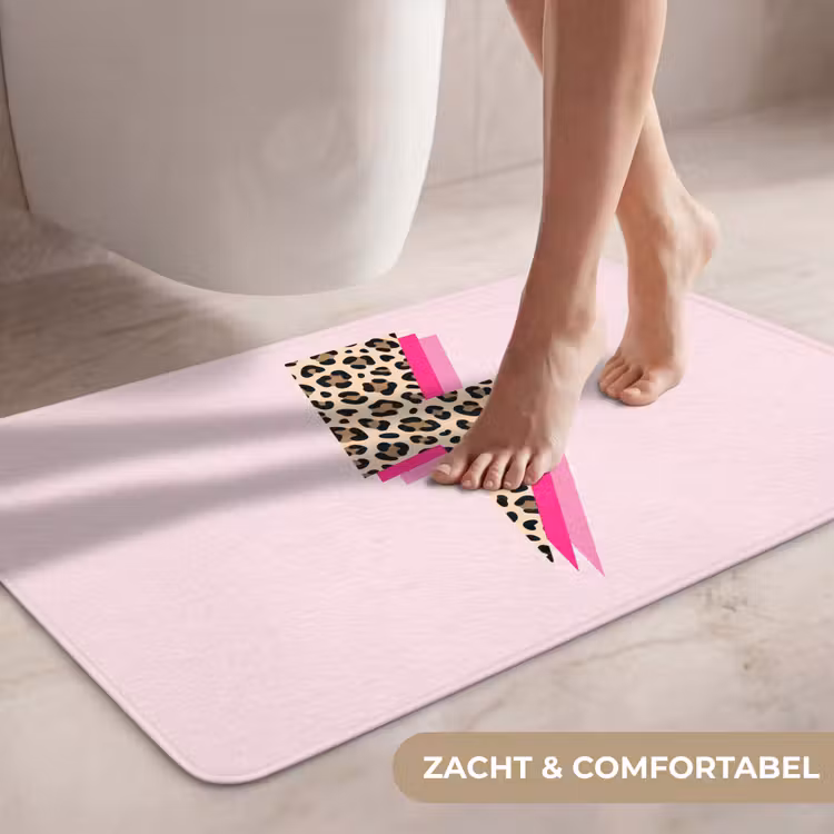 Wc Mat - Stippen - Roze - Bliksem — 7