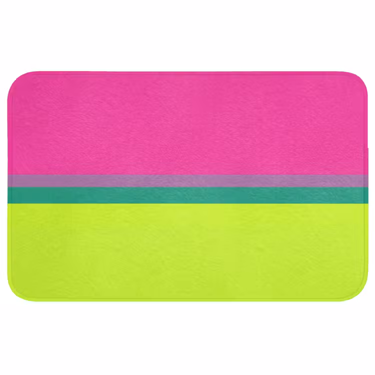 Wc Mat - Strepen - Modern - Kleurrijk — 1