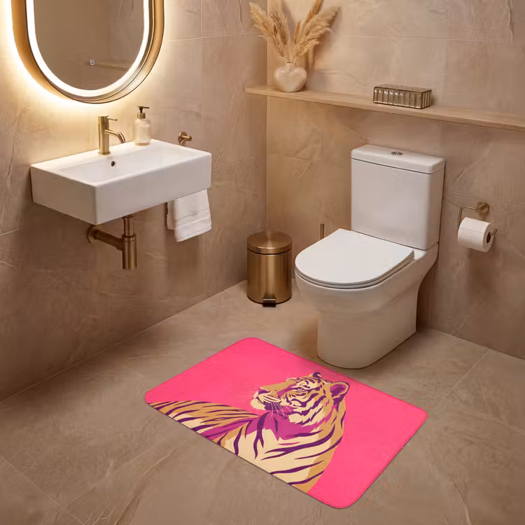 Wc Mat - Tijger - Modern - Neon — 4
