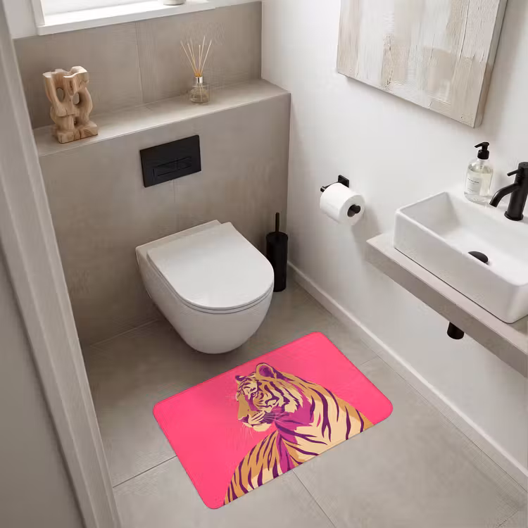 Wc Mat - Tijger - Modern - Neon — 6