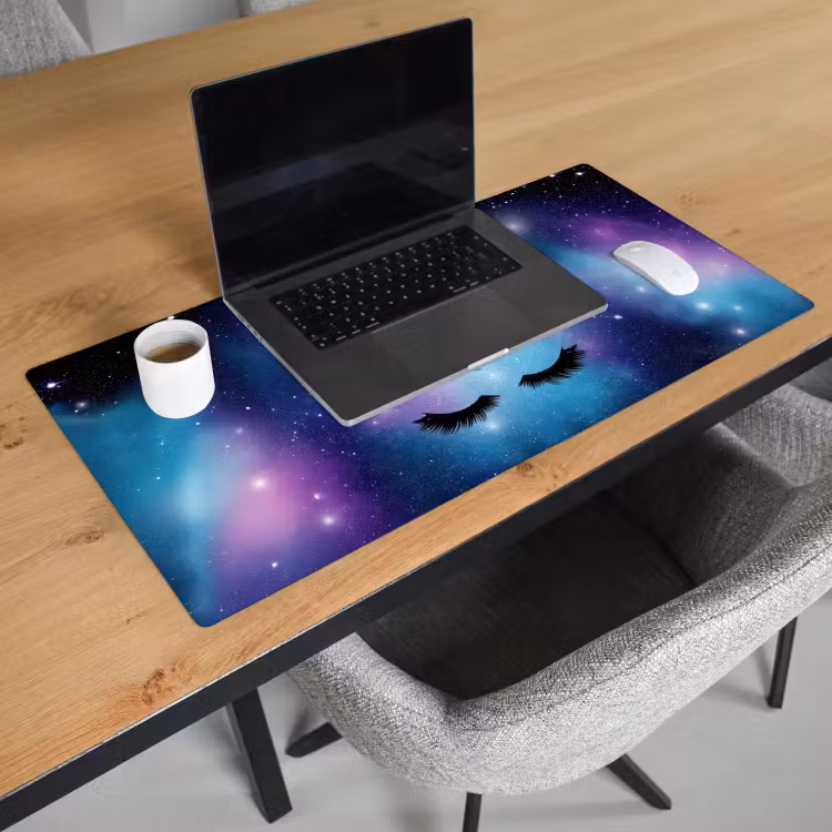 Bureau onderlegger - Eenhoorn - Sterren - Blauw — 2