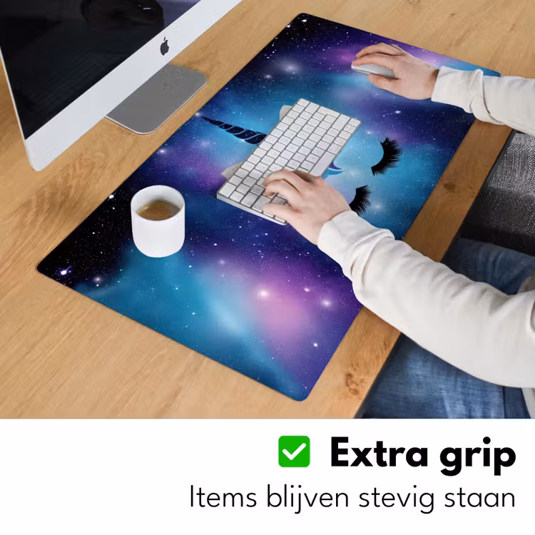 Bureau onderlegger - Eenhoorn - Sterren - Blauw — 5