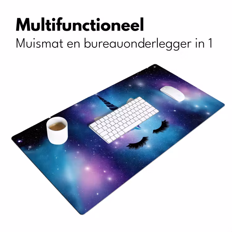 Bureau onderlegger - Eenhoorn - Sterren - Blauw — 6