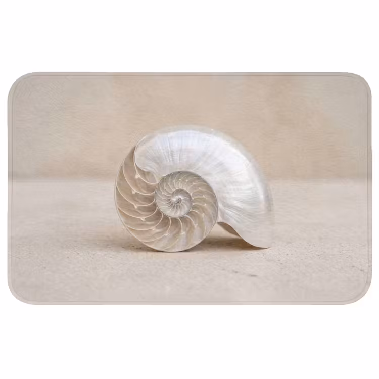 Wc Mat - Schelp - Spiraal - Beige — 1