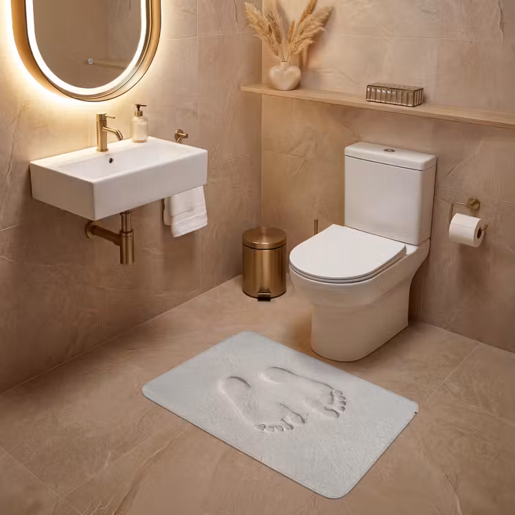 Wc Mat - Voeten - Afdrukken - Zand — 4