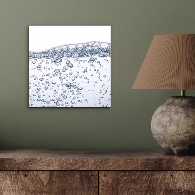 Aluminium schilderij - Luchtbellen - Water - Dynamisch — 3