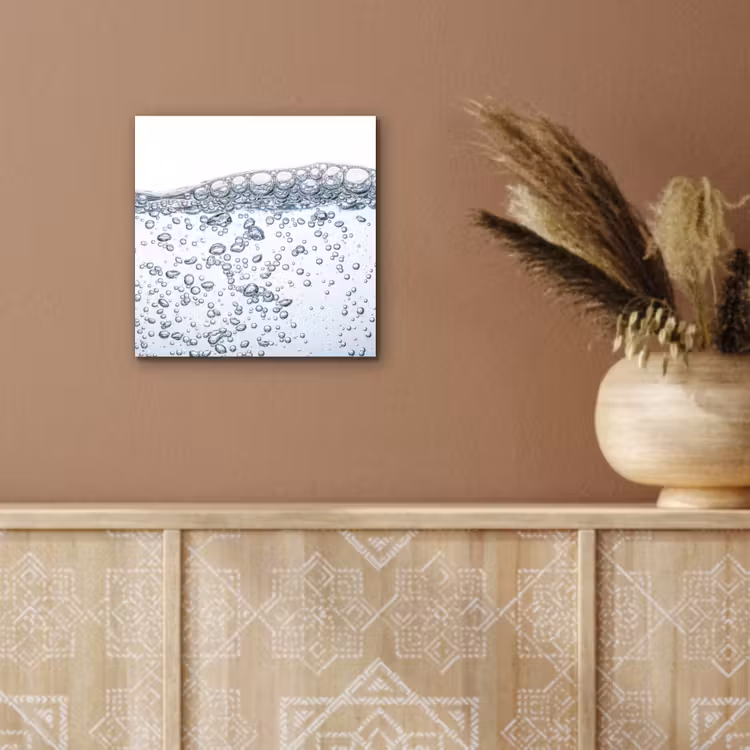 Aluminium schilderij - Luchtbellen - Water - Dynamisch — 5