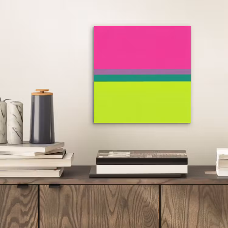 Aluminium schilderij - Strepen - Modern - Kleurrijk — 2