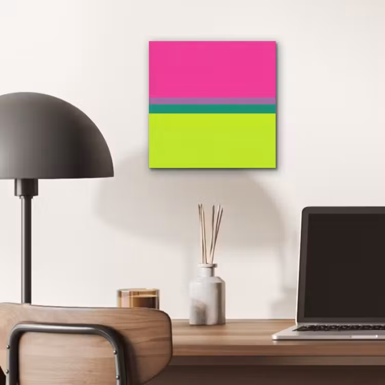 Aluminium schilderij - Strepen - Modern - Kleurrijk — 6
