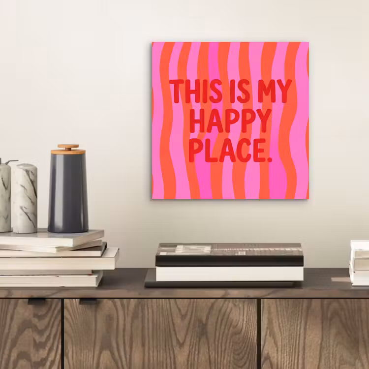 Aluminium schilderij - Tekst - Modern - Kleurrijk — 2