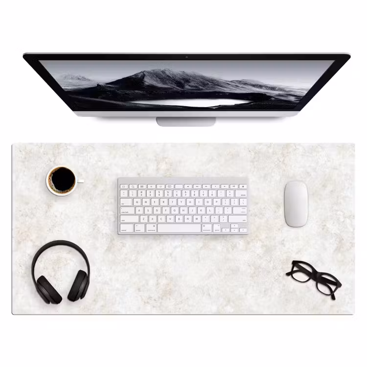 Bureau onderlegger - Beige - Marmer - Aders — 4
