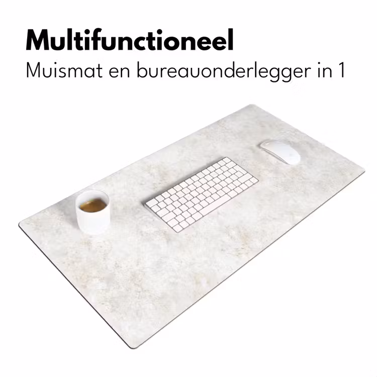 Bureau onderlegger - Beige - Marmer - Aders — 7