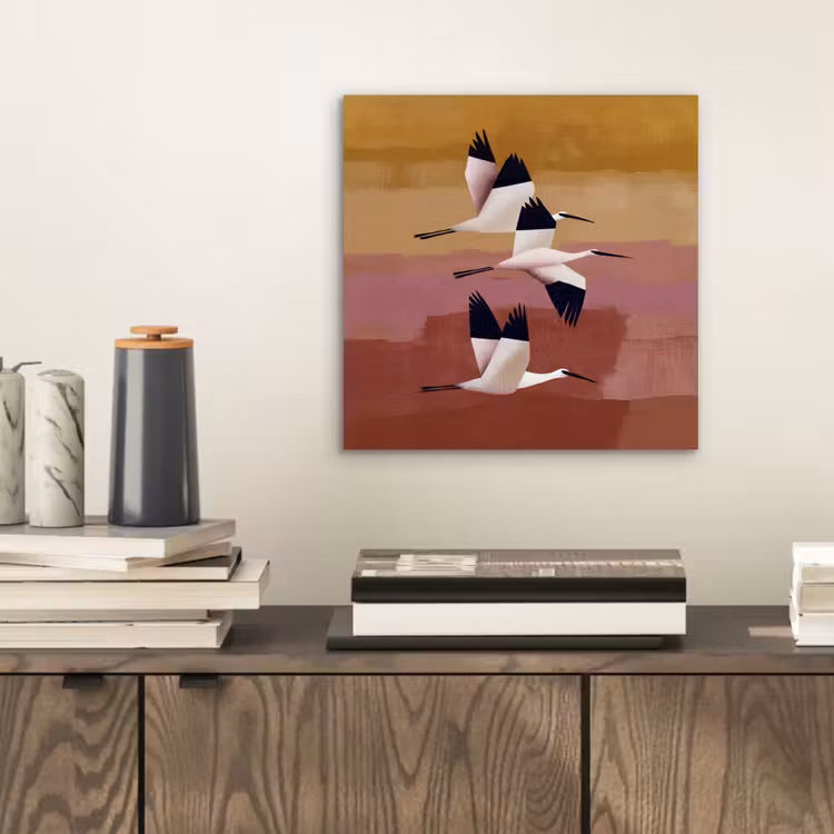 Aluminium schilderij - Vogels - Snavel - Abstract — 2