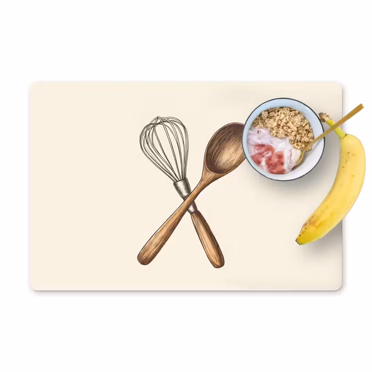 Placemat - 6 stuks - Garde - Hout - Beige — 1
