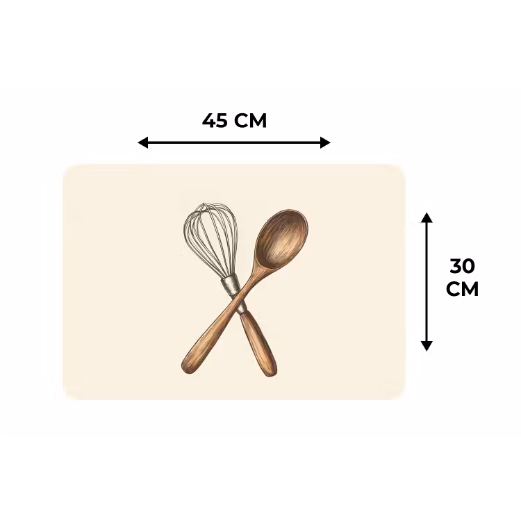 Placemat - 6 stuks - Garde - Hout - Beige — 3