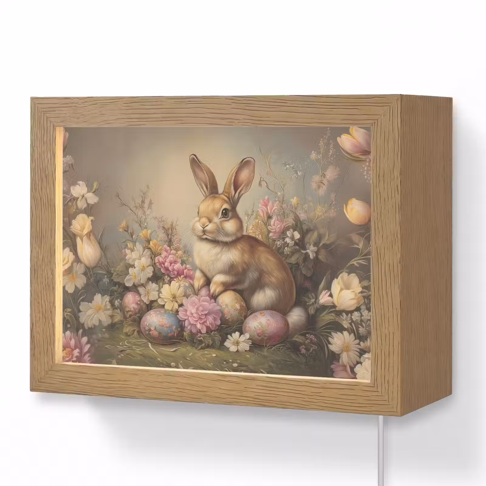 Lightbox - Wandlamp - Haas - Stilleven - Bloemen — 1