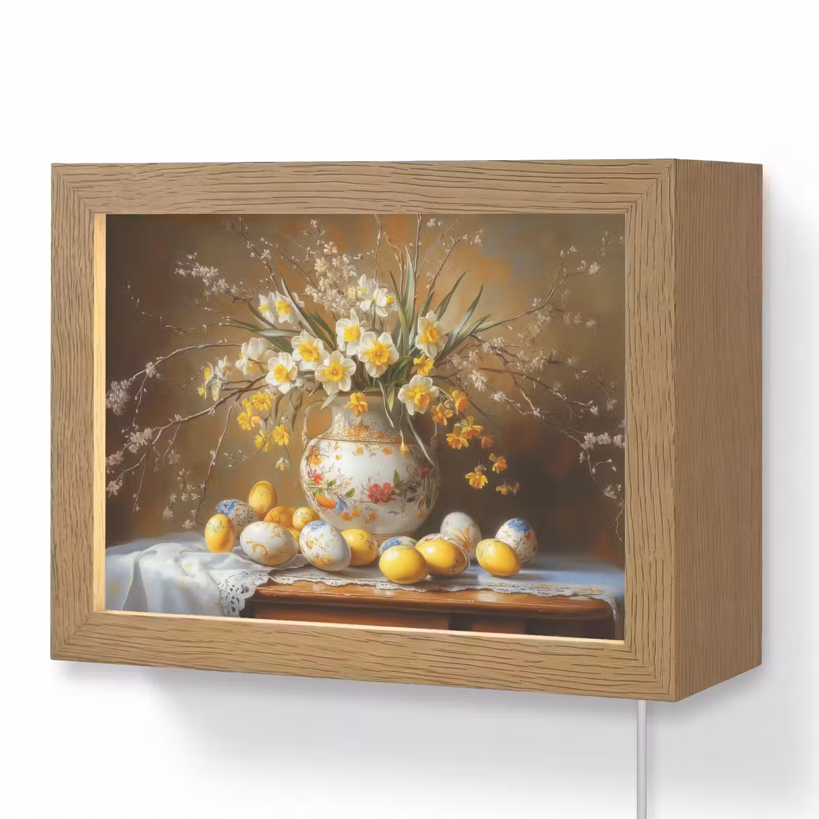 Lightbox - Wandlamp - Paaseieren - Stilleven - Vaas — 1