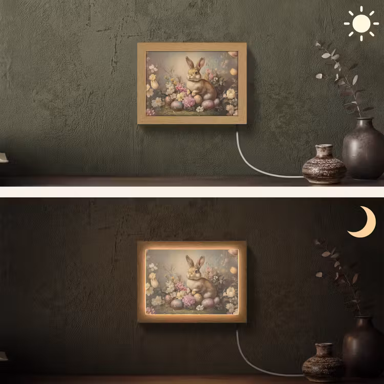 Lightbox - Wandlamp - Haas - Stilleven - Bloemen — 3