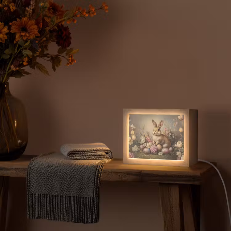 Lightbox - Wandlamp - Haas - Stilleven - Bloemen — 5