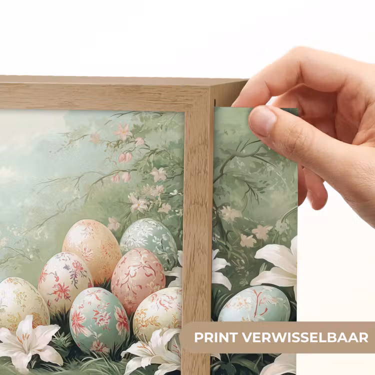 Lightbox - Wandlamp - Paaseieren - Pasteltinten - Bloemen — 6