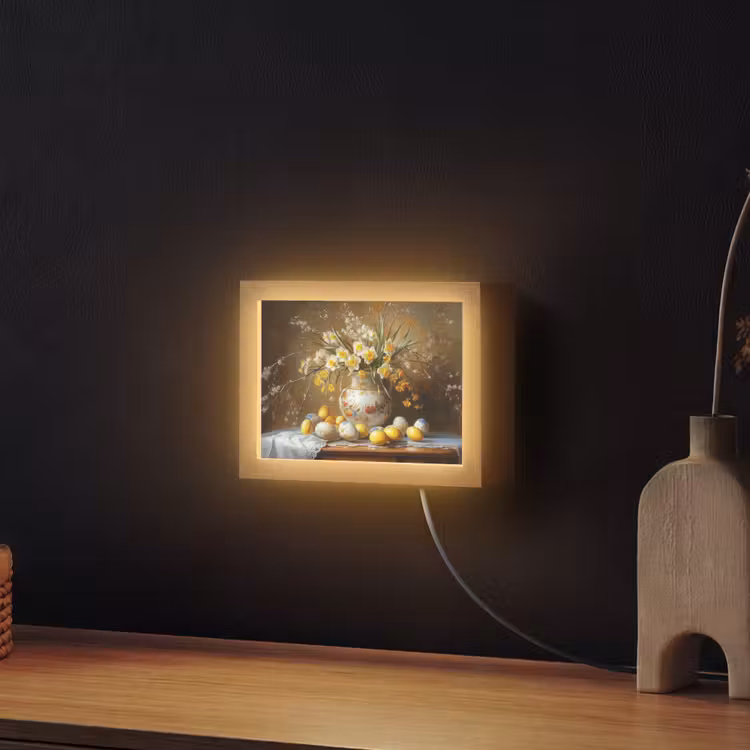 Lightbox - Wandlamp - Paaseieren - Stilleven - Vaas — 2