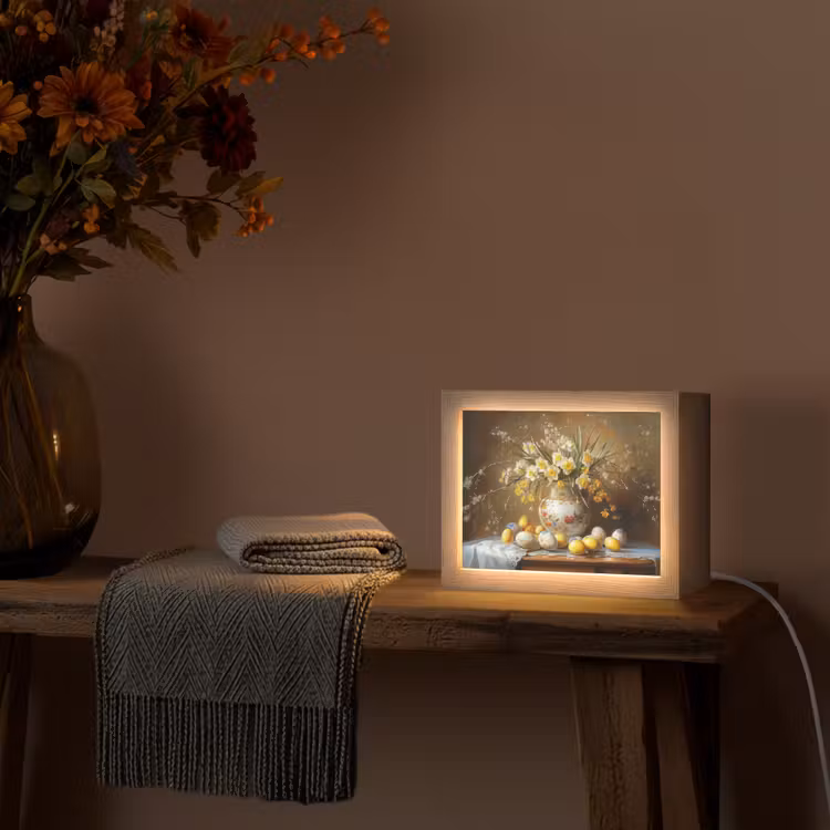 Lightbox - Wandlamp - Paaseieren - Stilleven - Vaas — 5
