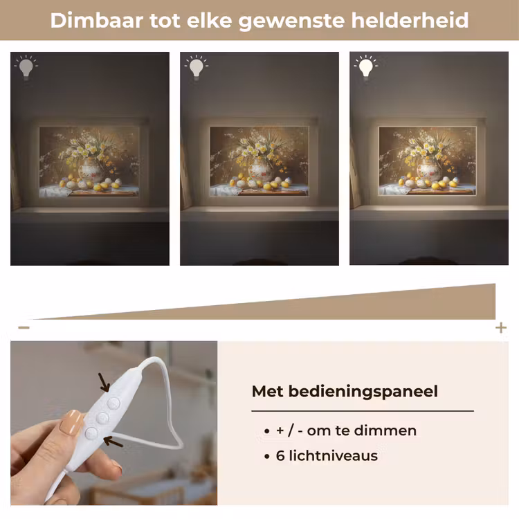 Lightbox - Wandlamp - Paaseieren - Stilleven - Vaas — 8