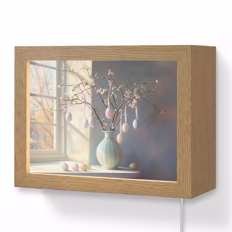 Lightbox - Wandlamp - Stilleven - Vaas - Paastak — 1