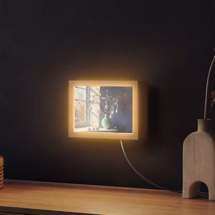 Lightbox - Wandlamp - Stilleven - Vaas - Paastak — 2