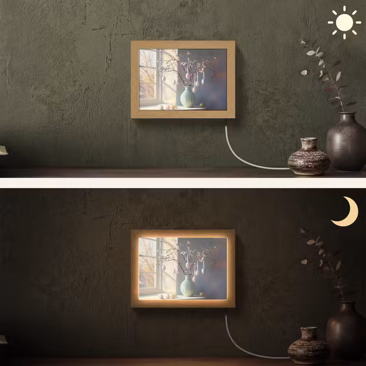 Lightbox - Wandlamp - Stilleven - Vaas - Paastak — 3