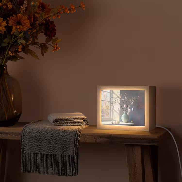 Lightbox - Wandlamp - Stilleven - Vaas - Paastak — 5