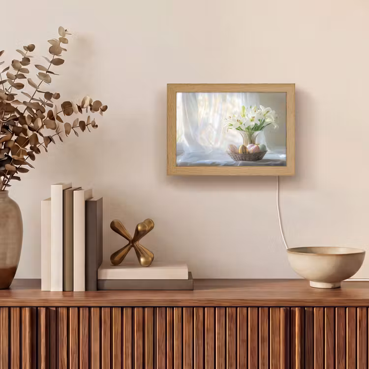 Lightbox - Wandlamp - Vaas - Eieren - Bloemen — 4