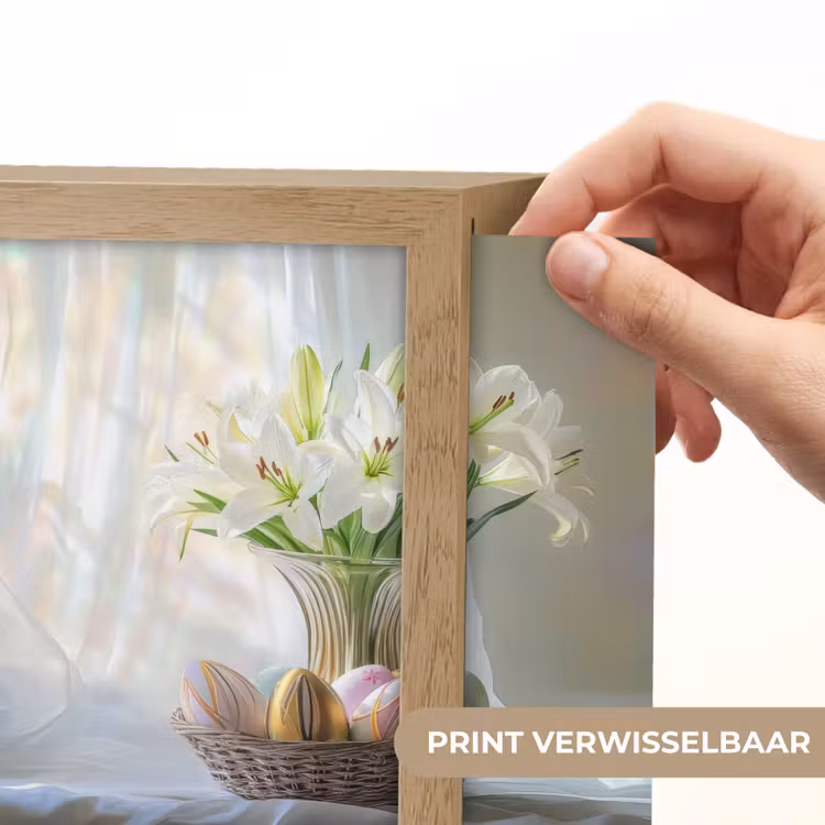 Lightbox - Wandlamp - Vaas - Eieren - Bloemen — 6