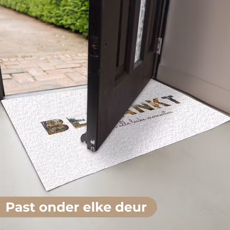 Gepersonaliseerde deurmat - Bedankt - Lettercollage — 7
