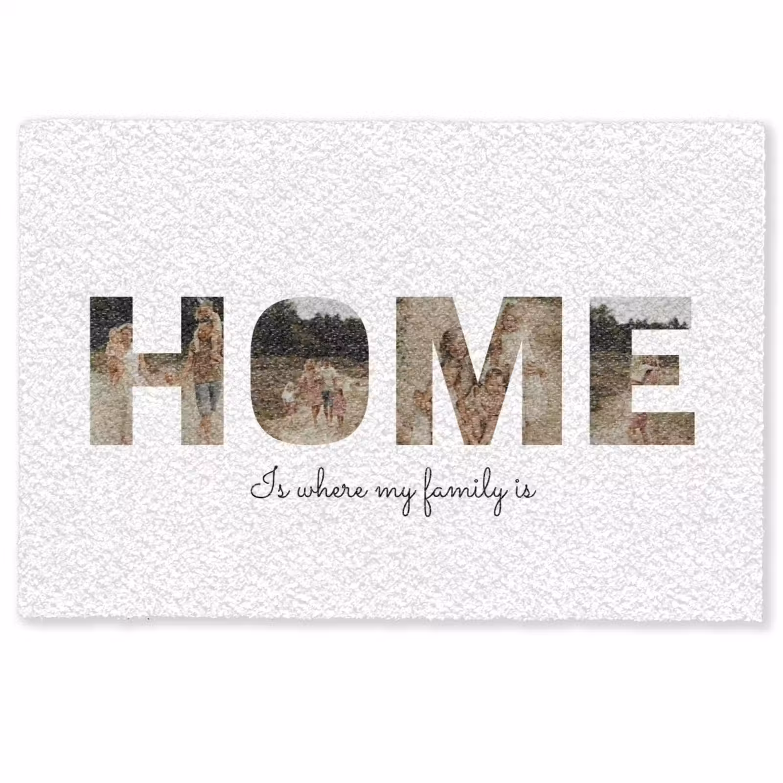 Gepersonaliseerde deurmat - Home - Lettercollage — 1