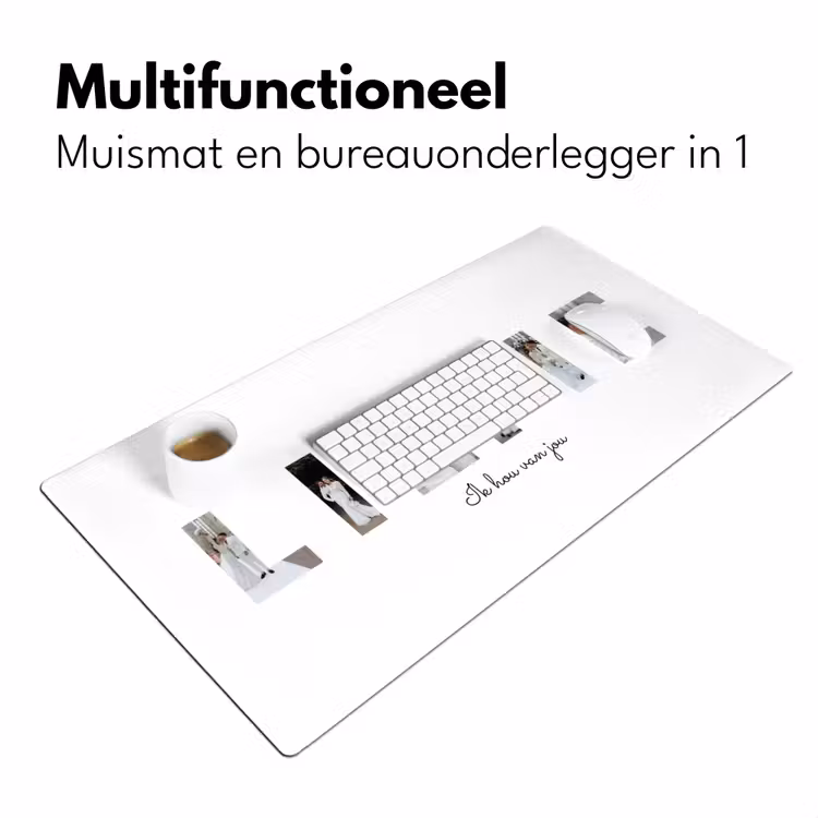 Gepersonaliseerde bureau onderlegger - Liefie - Lettercollage — 7
