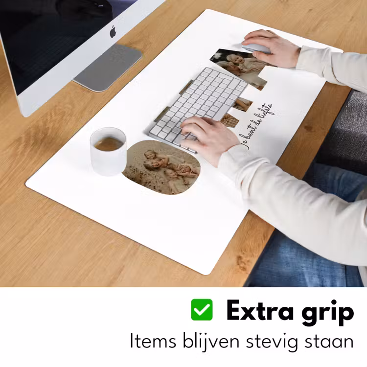 Gepersonaliseerde bureau onderlegger - Oma - Lettercollage — 6