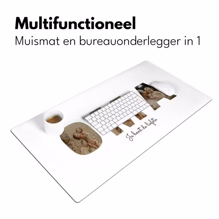 Gepersonaliseerde bureau onderlegger - Oma - Lettercollage — 7