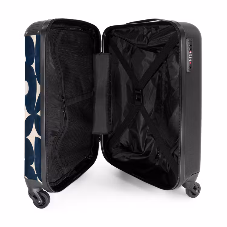 Koffer - Modern - Geometrisch - Blauw — 4