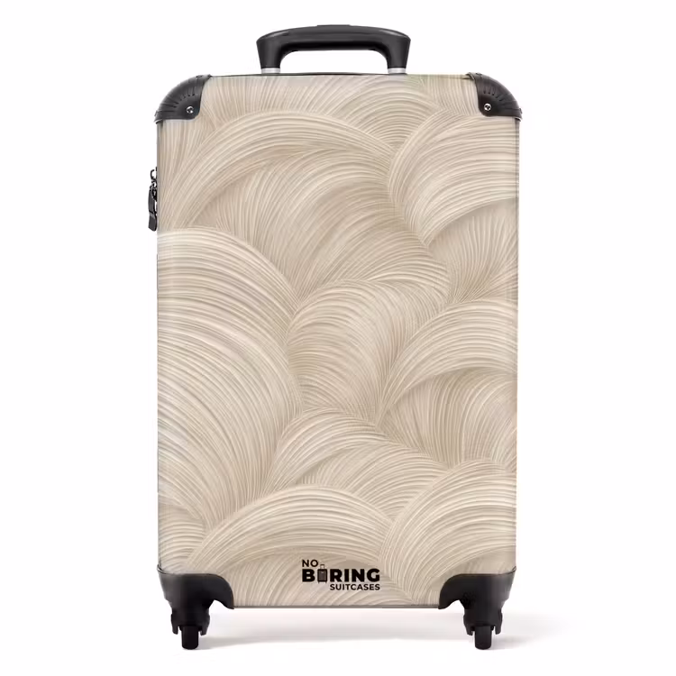 Koffer - Bogen - Patroon - Beige — 1