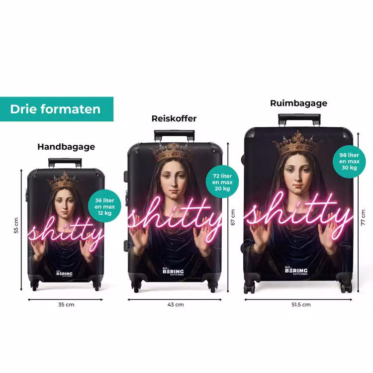Koffer - Ironisch - Tekst - Neon — 8